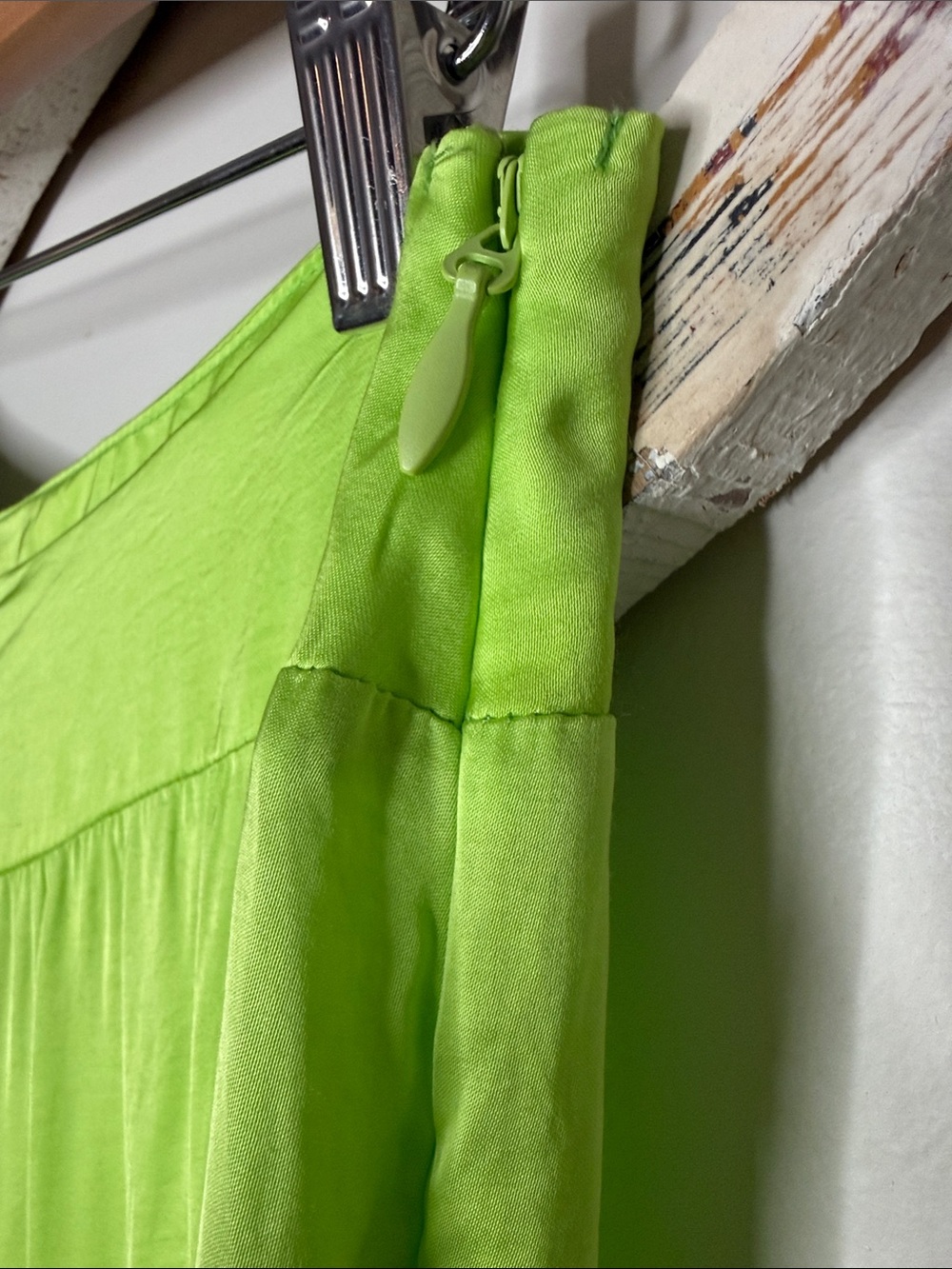 NWT Stillwater Lime Green Flowy Wide Leg Pants- Sz Medium - Picture 6 of 8